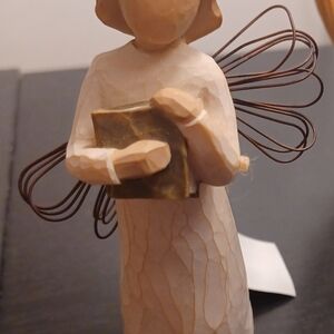 Willow Tree Angel with Book - Cream and Brown Angel of Learning